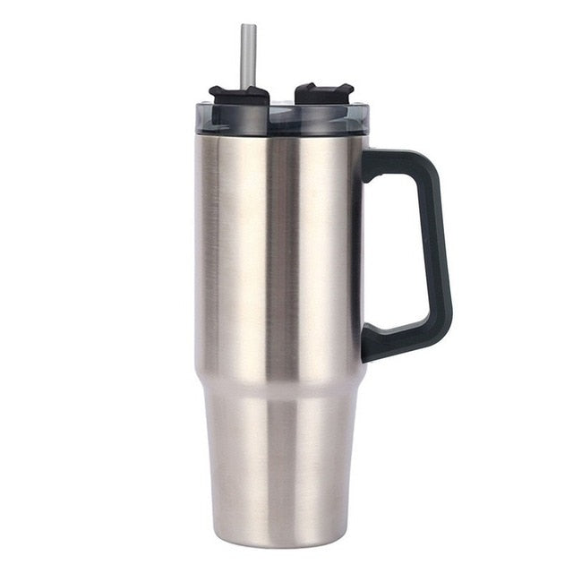 Insulated Stainless 40 oz Tumbler with Straw