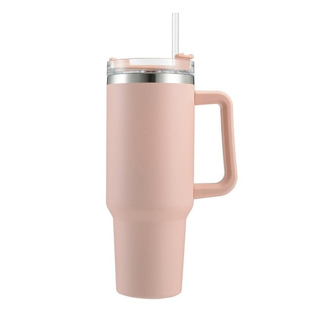 Insulated Stainless 40 oz Tumbler with Straw