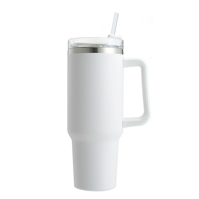 Insulated Stainless 40 oz Tumbler with Straw