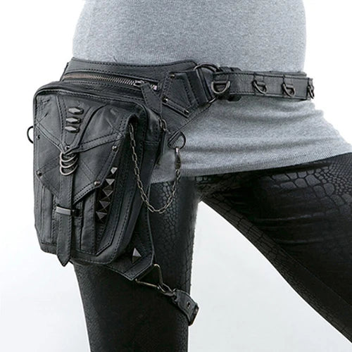 Motorcycle Goth Hipster Leg Bag