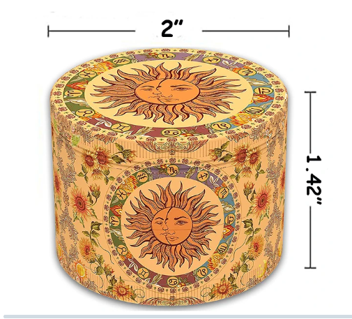 Boho Tree of Life Herbal Metal Grinder