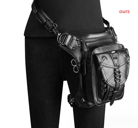 Motorcycle Goth Hipster Leg Bag