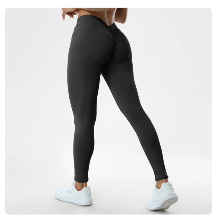 Sexy V Butt Push Up Fitness High Waist Workout Pants