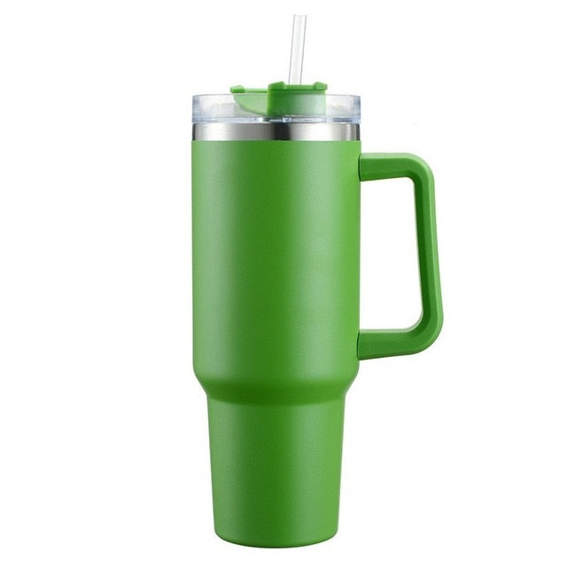 Insulated Stainless 40 oz Tumbler with Straw