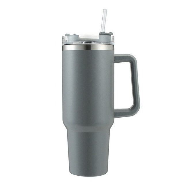 Insulated Stainless 40 oz Tumbler with Straw