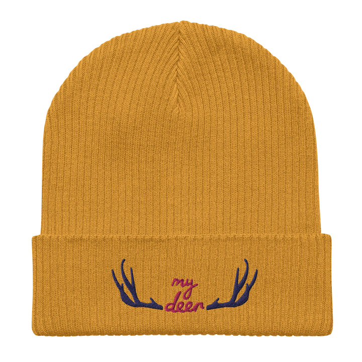 Organic Cotton Ribbed Beanie