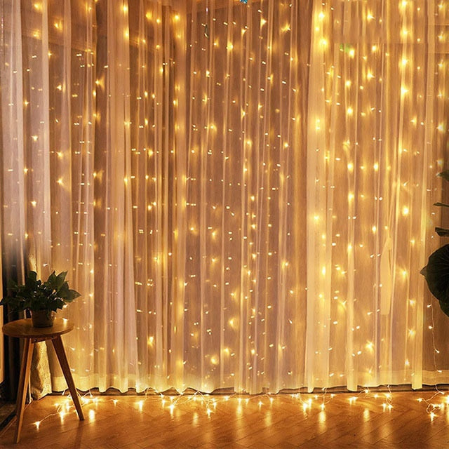 LED Curtain Lights Indoor/Outdoor