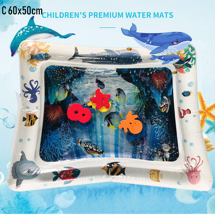 Tummy Time Inflatable Water Mat for Babies