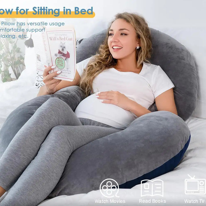 C-Shaped Huggie Body Pregnancy Pillow