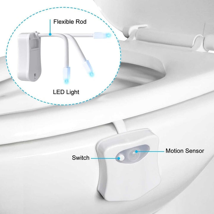 Rainbow Sensor Toilet Night Light