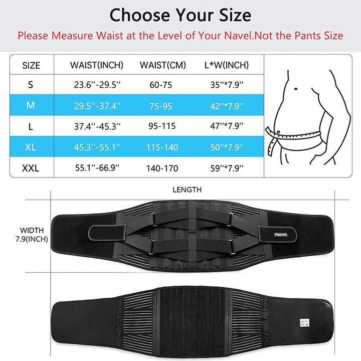 Exercise Back Support Belt