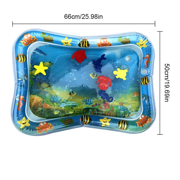 Tummy Time Inflatable Water Mat for Babies