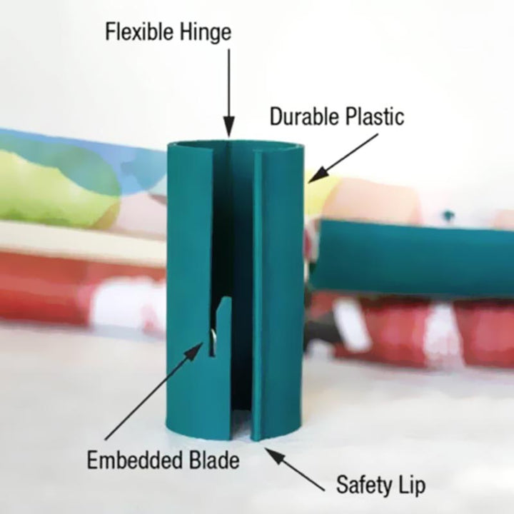 Easy -Slide Wrapping Paper Cutting Tool