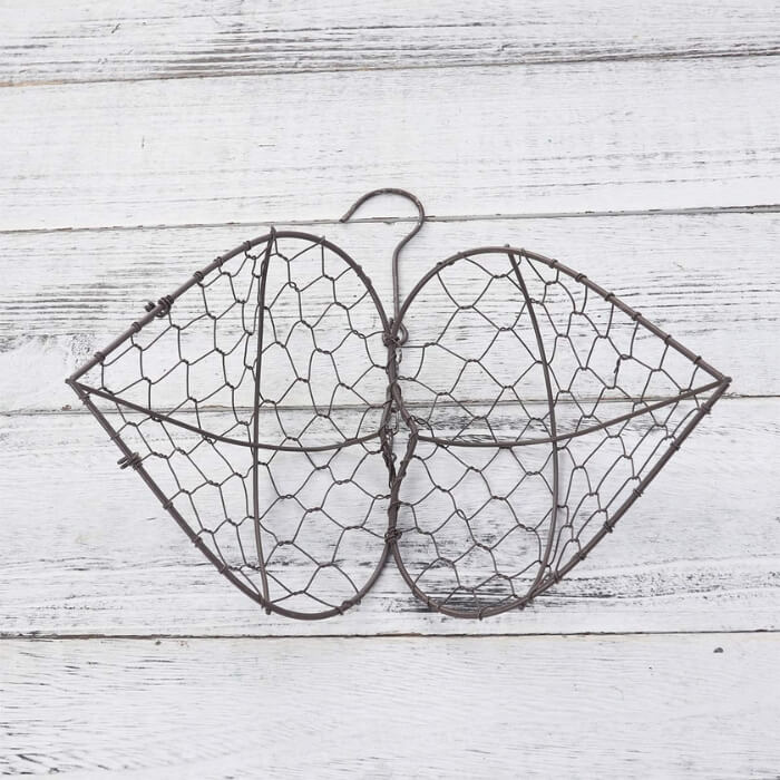 Hanging Wire Heart Succulent Planter