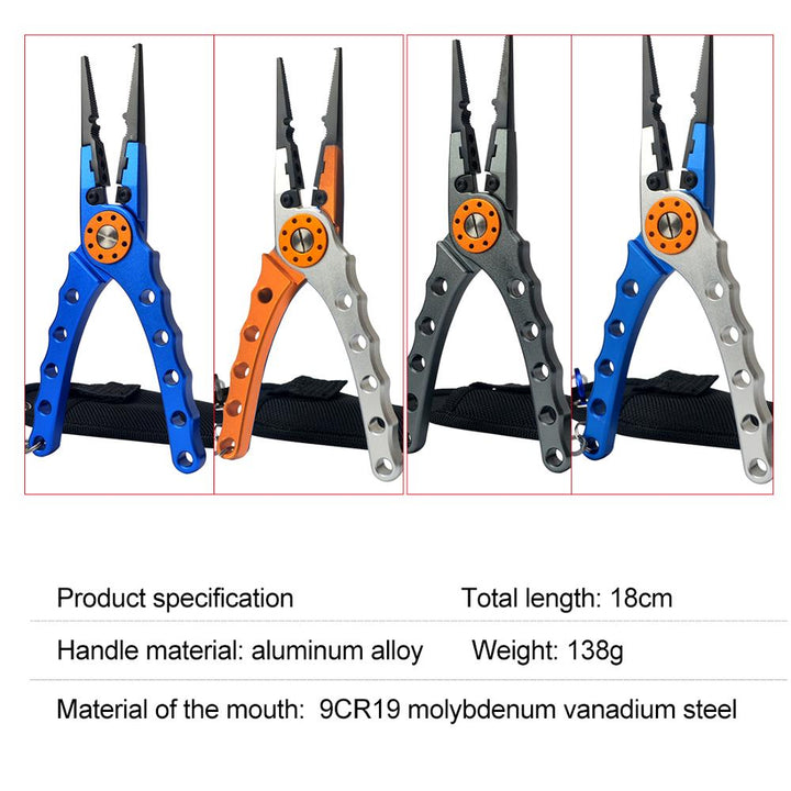 Multifunctional Fishing Pliers for cutting fishing  lines & removing Hooks