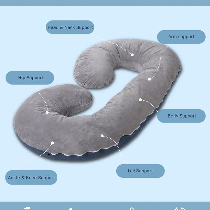 C-Shaped Huggie Body Pregnancy Pillow