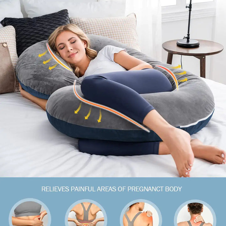 C-Shaped Huggie Body Pregnancy Pillow