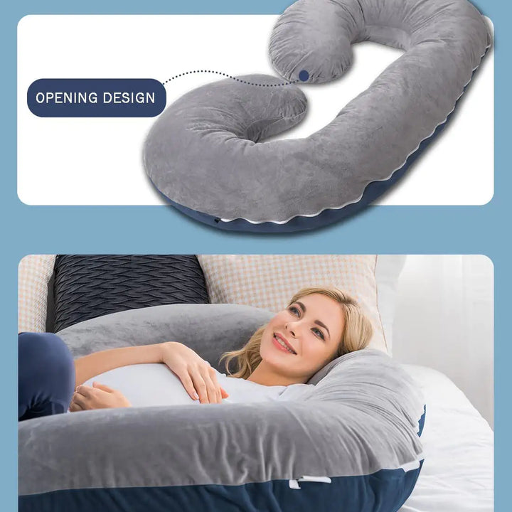 C-Shaped Huggie Body Pregnancy Pillow