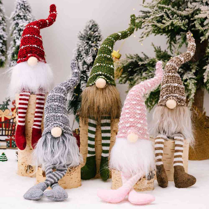 Adorable  Holiday Stocking Cap Faceless  Gnome