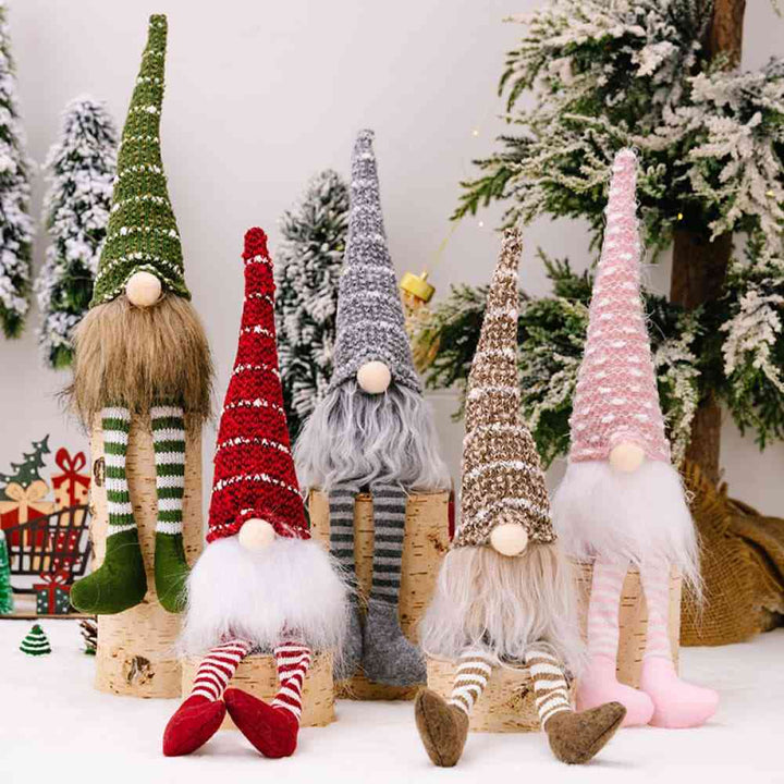 Adorable  Holiday Stocking Cap Faceless  Gnome