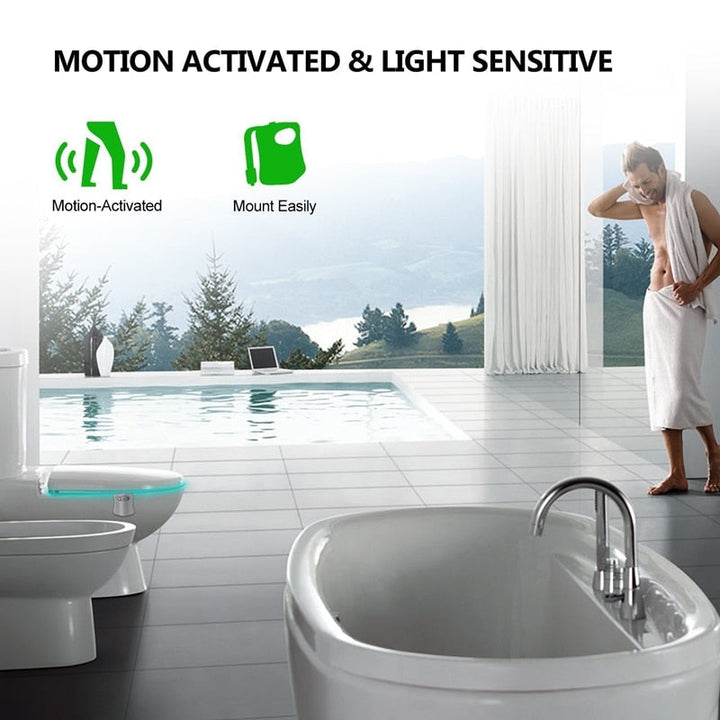 Rainbow Sensor Toilet Night Light