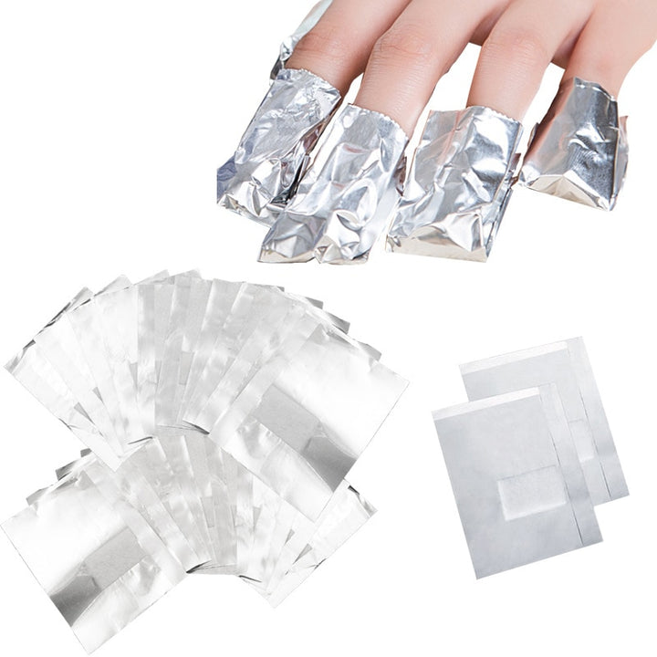 Aluminum Foil Nail Gel Polish Remover