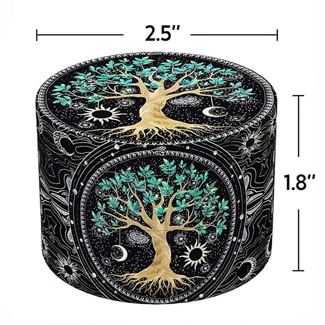 Boho Tree of Life Herbal Metal Grinder