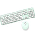 Wireless Candy Color Round Keycap Keyboard Set