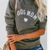 DOG MOM Print Sweatshirt