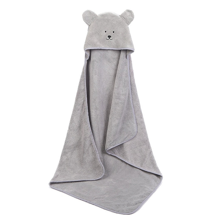 Baby Poncho Bath Towel Bebe Toalla Velvet 90*90cm Fleece Hood Infant Towels Blanket Newborn Baby Hooded Towel Infant Babies Spa